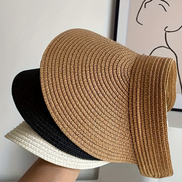Solviera Damen Sonnenhut mit breiter Krempe und faltbarem Design
