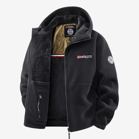 Herren Winterjacke mit Thermofutter und wasserabweisendem Material – Norvello
