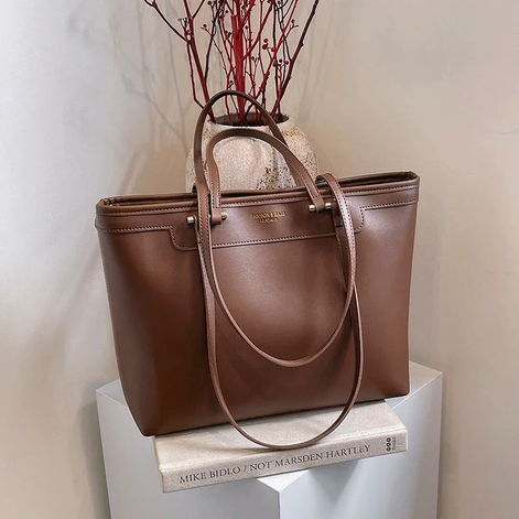 Torvina Schultertasche – Handtasche mit Doppelgriffen und großem Innenfach