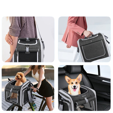 PetRida ausziehbarer Fahrradkorb für Haustiere