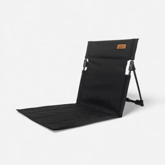 Faltbarer Sitzstuhl mit Rückenlehne für den Innen- und Außenbereich