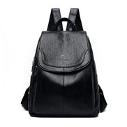 Damen Rucksack aus Mikrofaser-Kunstleder mit verdecktem Reissverschluss – Velarisse