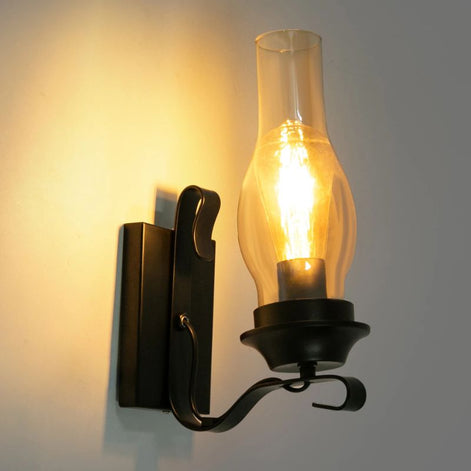 Noctira LED Wandleuchte aus Eisen für Innenräume