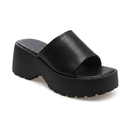 Velunara Damen Keilsandalen mit offenem Design