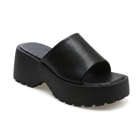 Velunara Damen Keilsandalen mit offenem Design