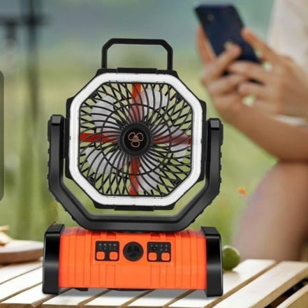 Airvexo 3-in-1 Ventilator mit LED-Licht und Fernbedienung