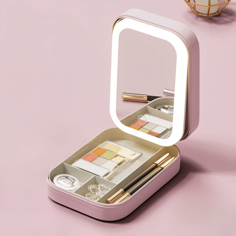 Veloria LED-Make-up Organizer mit Spiegel