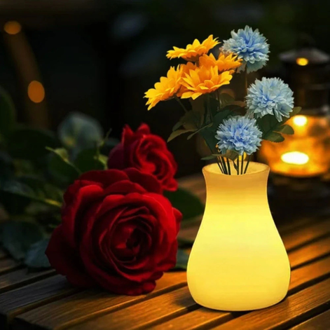 Floralux LED Vasenlampe mit Fernbedienung und Farbwechsel