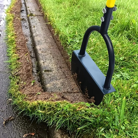 Gartenkanten-Werkzeug mit halbmondförmigem Sägeblatt