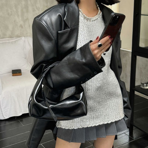 Carvella Handtasche – Handtasche mit Reißverschluss, verstellbarem Riemen und kompakter Form