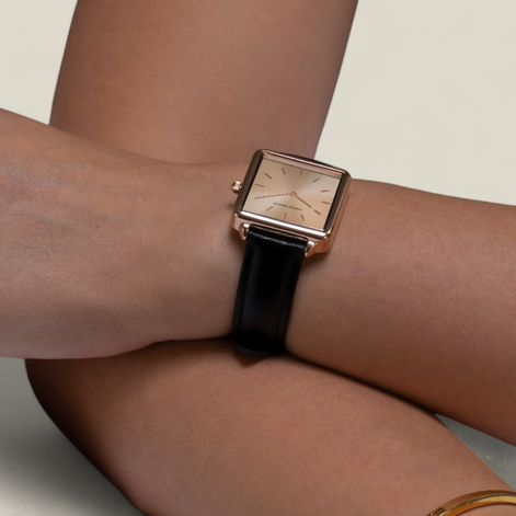 Damen Armbanduhr mit quadratischem Zifferblatt