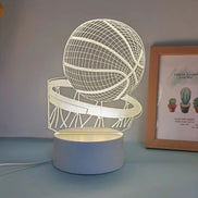 Orballa LED Tischlampe mit Basketball-Design
