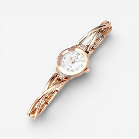 Inaya Armbanduhr mit Rundem Zifferblatt und Verstellbarem Armband