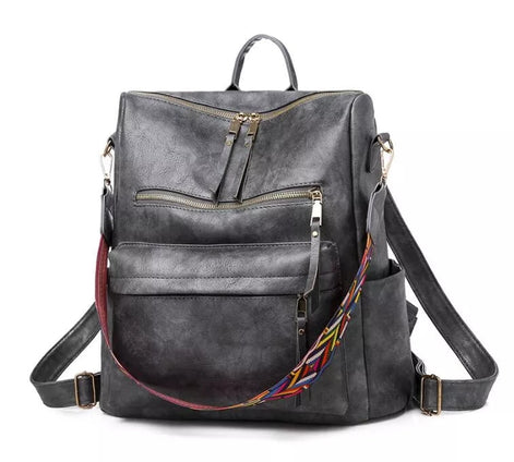 Tessavelle Damen Rucksack mit mehreren Fächern und modernem Design