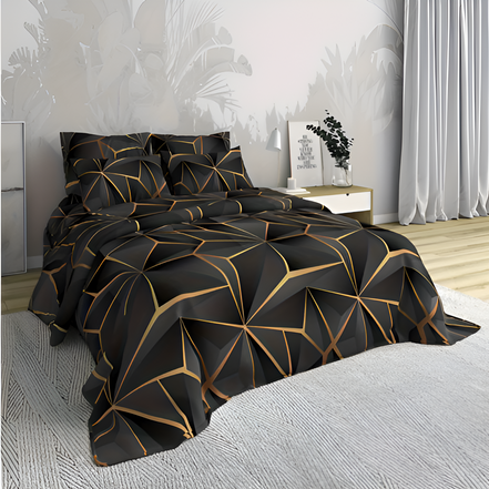 3D-Plaid Bettwäsche Set – Luxuriöser Stil Für Ihr Schlafzimmer 1