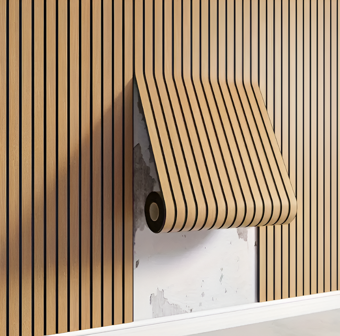 3D Akupanel selbstklebend im Holzlook – Stilvolle Wandgestaltung leicht gemacht