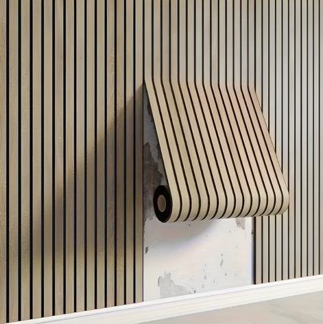 3D Akupanel selbstklebend im Holzlook – Stilvolle Wandgestaltung leicht gemacht