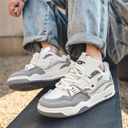 Norevix Herren Sneaker mit Schnürung und Runder Zehenform