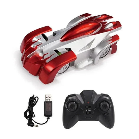 Skyvion RC Muurklim Auto met Afstandsbediening en 360° Rotatie