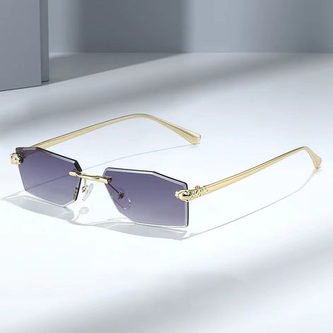 Velmira Damen Sonnenbrille mit geometrischem Rahmen