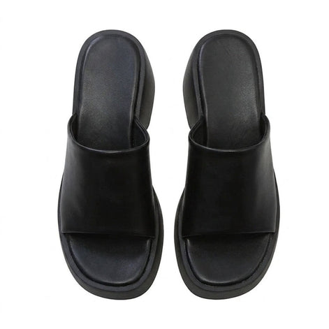Velunara Damen Keilsandalen mit offenem Design