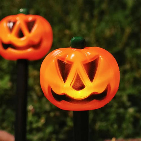 Solar Halloween Gartenleuchten im 5er-Set mit Kürbisdesign – Lumora
