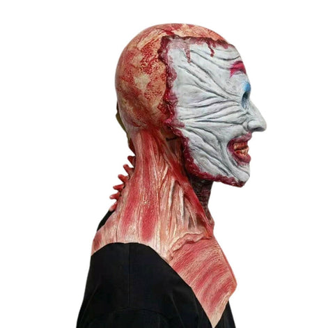Halloween Vollgesichtsmaske mit beweglichem Kiefer und Magnetschale – Ravex