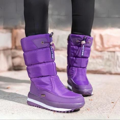 Damen Gefütterte Stiefel mit seitlichem Reißverschluss Valerisse