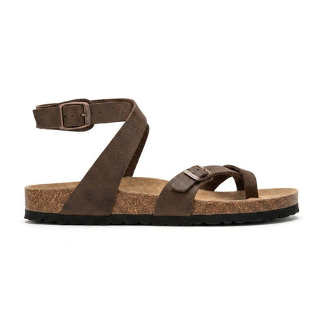 Tavirella Damen Sandalen mit Zehenriemen und Schnallenverschluss