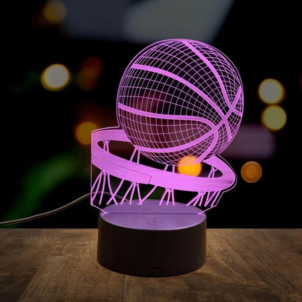 Orballa LED Tischlampe mit Basketball-Design