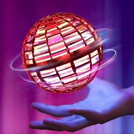 Flynora LED Flugball mit rotierendem Design und USB-Aufladung