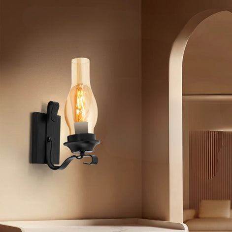 Noctira LED Wandleuchte aus Eisen für Innenräume