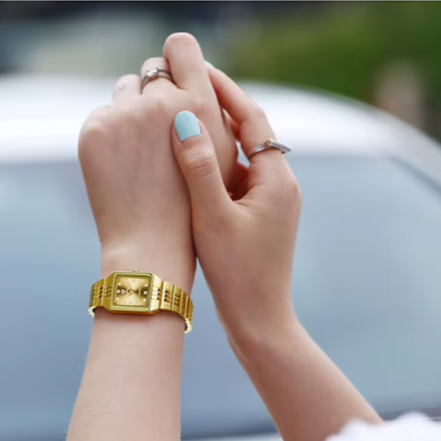 Aureviana Damen Armbanduhr mit rechteckigem Zifferblatt