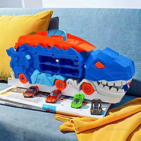 Veltrion Kinder Transformationsspielzeug Auto Dinosaurier