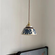 Ceranova LED Pendelleuchte aus Keramik für Deckenmontage