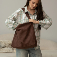Sorella Tote Tasche – Handtasche mit Haspelverschluss und Innenfach mit Reißverschluss