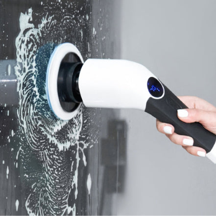 Scrubnex Akku-Reinigungsschrubber mit abnehmbarem Griff und Display