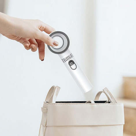 Aurevo Tragbarer Ventilator Ohne Rotorblätter mit LED-Display und USB-Aufladung
