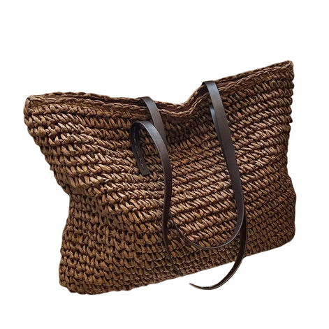 Laymira Damen Shopper aus Naturfasern mit verstellbaren Trägern