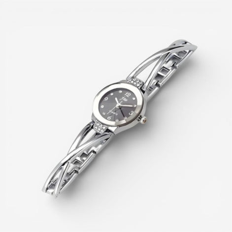 Inaya Armbanduhr mit Rundem Zifferblatt und Verstellbarem Armband