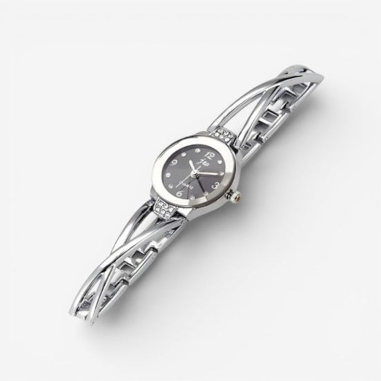 Inaya Armbanduhr mit Rundem Zifferblatt und Verstellbarem Armband