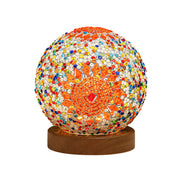 Mireva Tischleuchte mit Mosaikdesign – LED Lampe mit dimmbarer Funktion