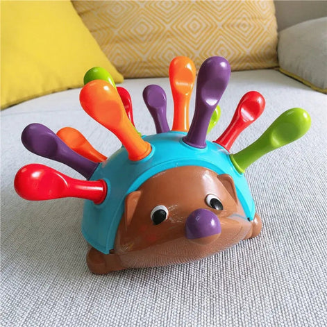 Hedoro Kinder Lernspielzeug Igel mit Steckstiften