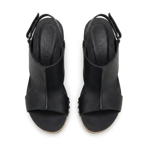 Carenza Damen Keilsandalen mit verstellbarem Riemen