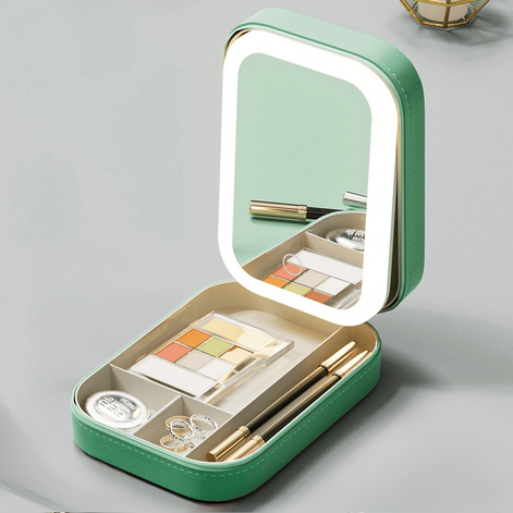 Veloria LED-Make-up Organizer mit Spiegel
