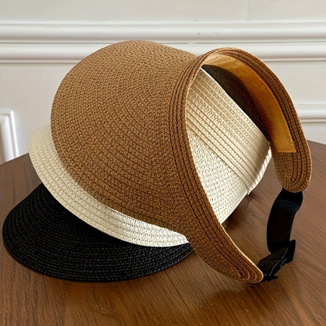 Solviera Damen Sonnenhut mit breiter Krempe und faltbarem Design