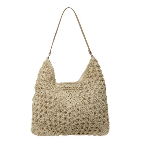 Emeliora Damen Schultertasche mit geflochtener Struktur