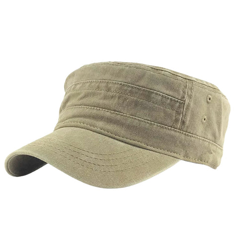Alfonsor Cadet Cap mit verstellbarem Verschluss und breitem Schirm