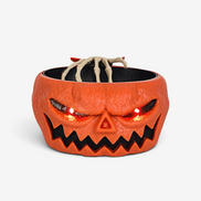 Halloween Süßigkeitenschale mit Sensor und Skelett-Hand – Gravor