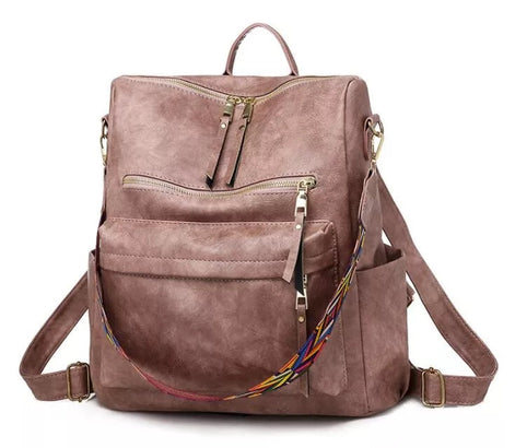 Tessavelle Damen Rucksack mit mehreren Fächern und modernem Design